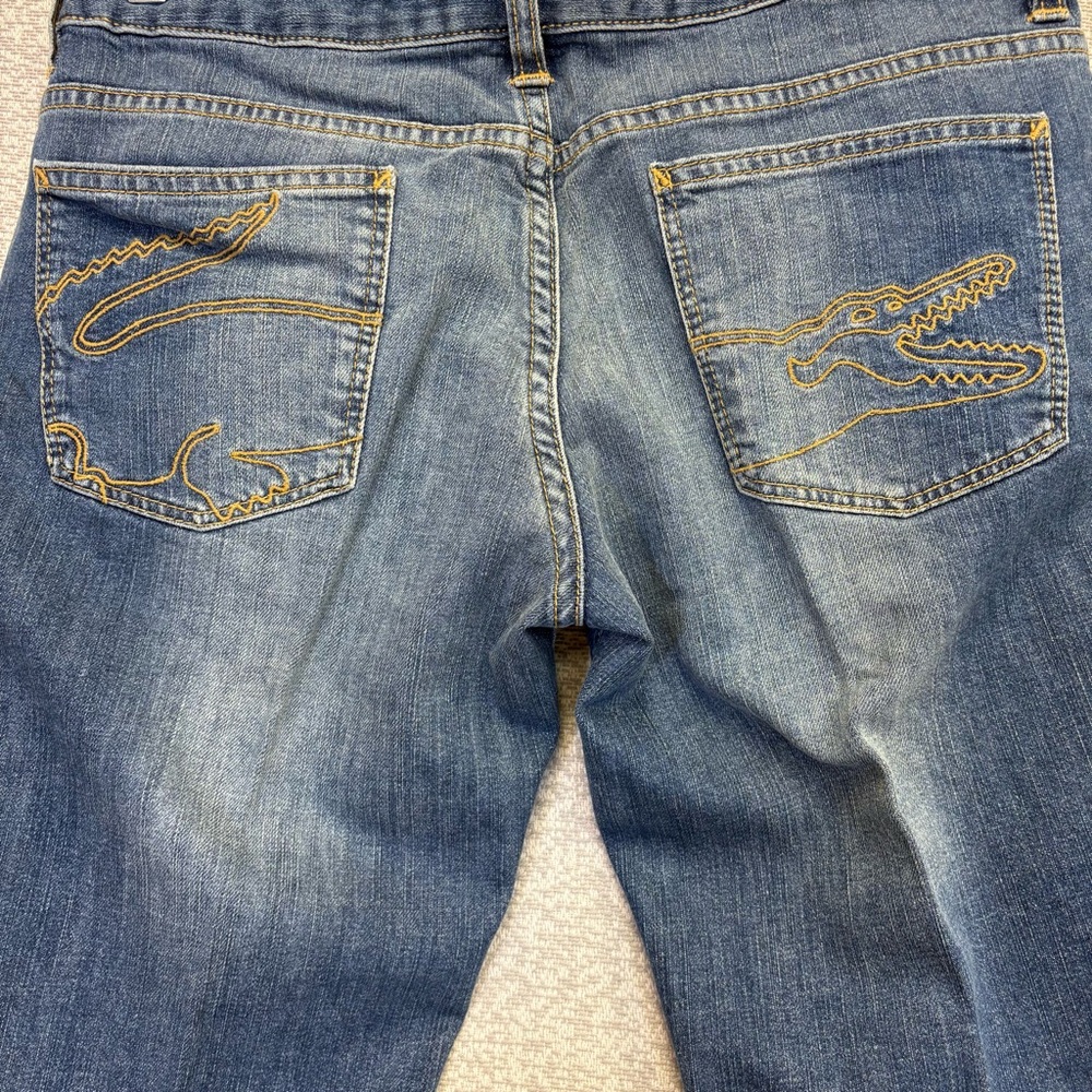 Lacoste Women's Denim Straight Leg Jeans - Picture 4 of 16